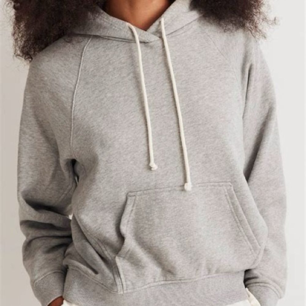 Madewell Relaxed Raglan Terry Hoodie size XL